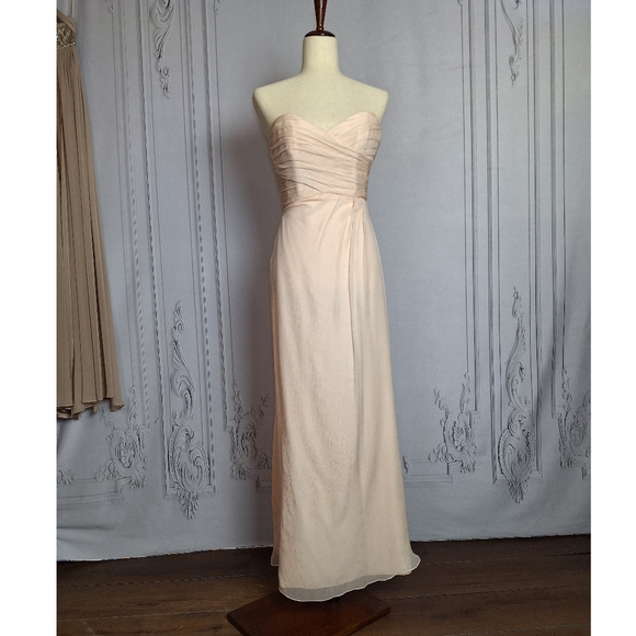 Annie Pink Sequin Maxi Dress with Sweetheart Neckline